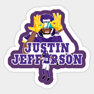 justin jefferson Sticker